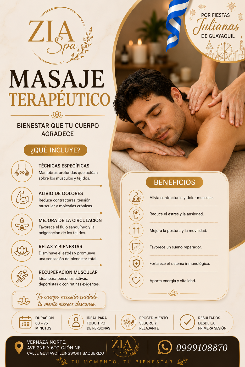 Masaje Relajante terapeutico