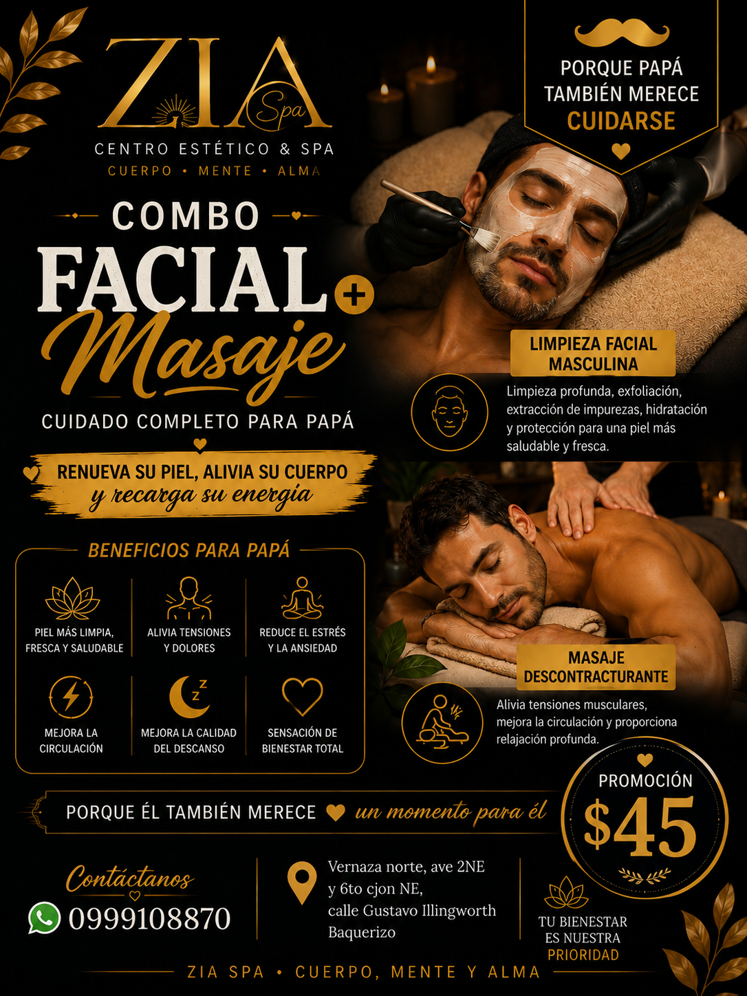 Promoci N D A Del Padre Facial Y Masaje